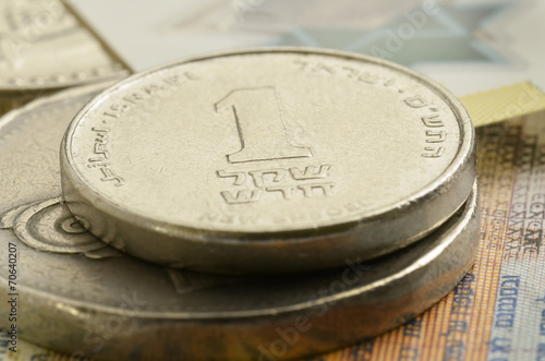 Slika na platnu שקל חדש, sheqel khadash Israeli new shekel Nowy izraelski szekel