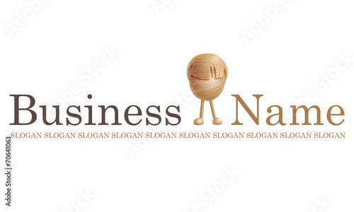 Logo jouet en bois
