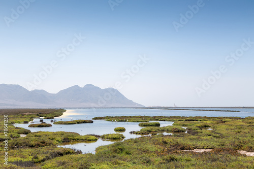 the salt ponds Rodalquilar, Cabo de Gata, Spain