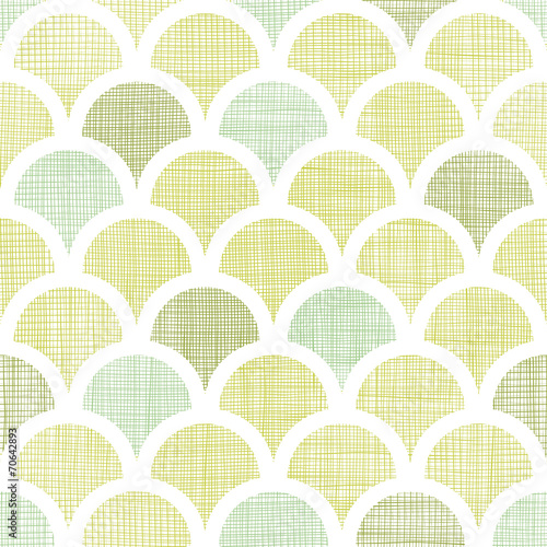 Abstract textile green fishscale seamless pattern background