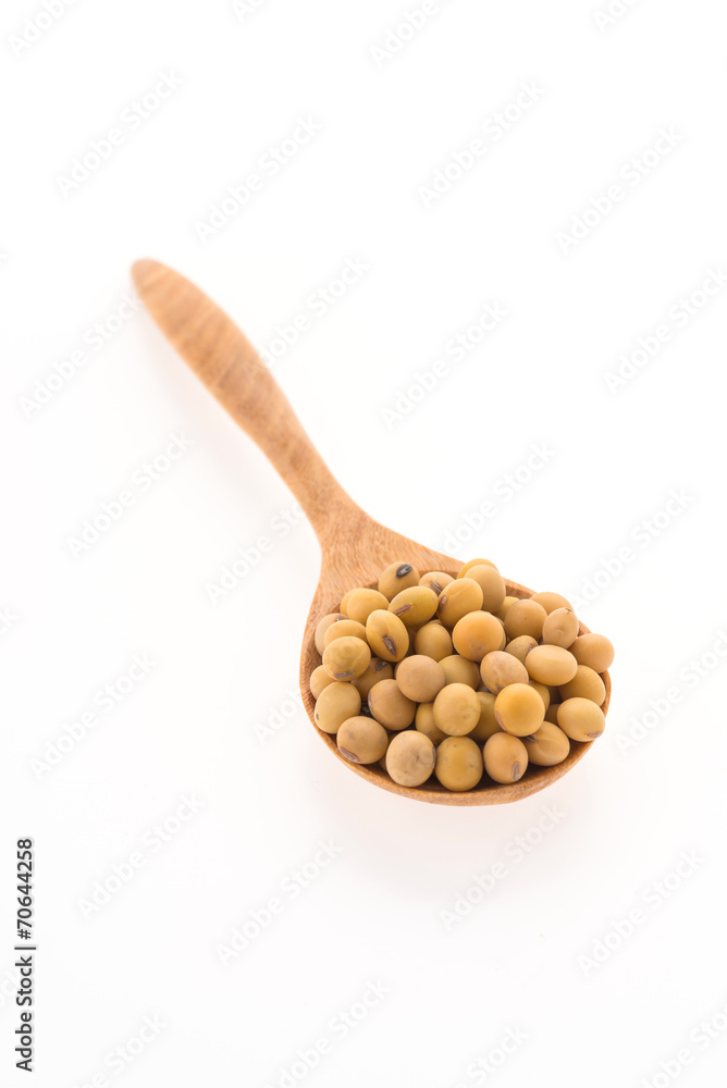 Soybean isolated on white background Soybean isolated on white background