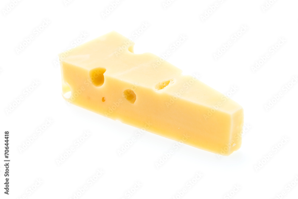 Cheese isolated on white Cheese isolated on white
