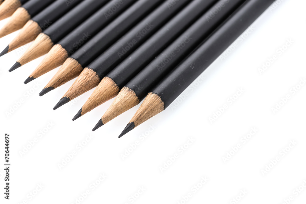 Fototapeta premium Pencil isolated on white background