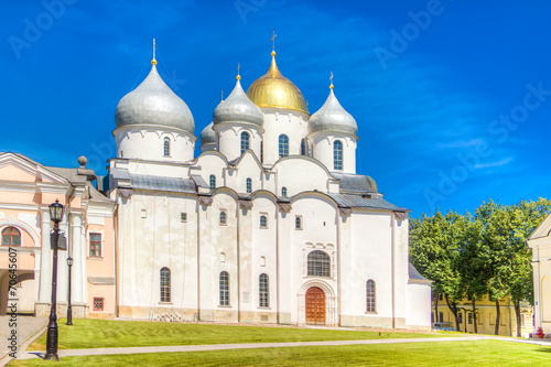Russia Veliky Novgorod Kremlin St. Sophia Cathedral