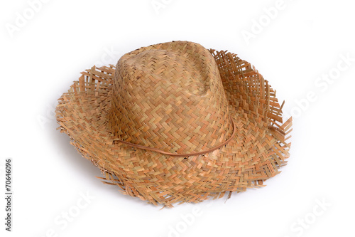 Straw hat.