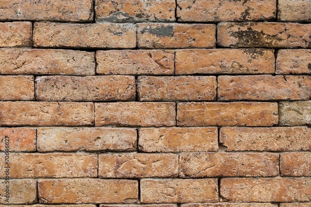 Obraz premium Old brick wall. Abstract background with old brick wall.