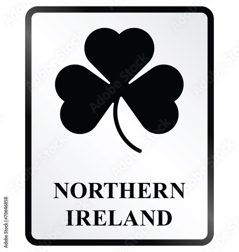 Northern Ireland public information sign