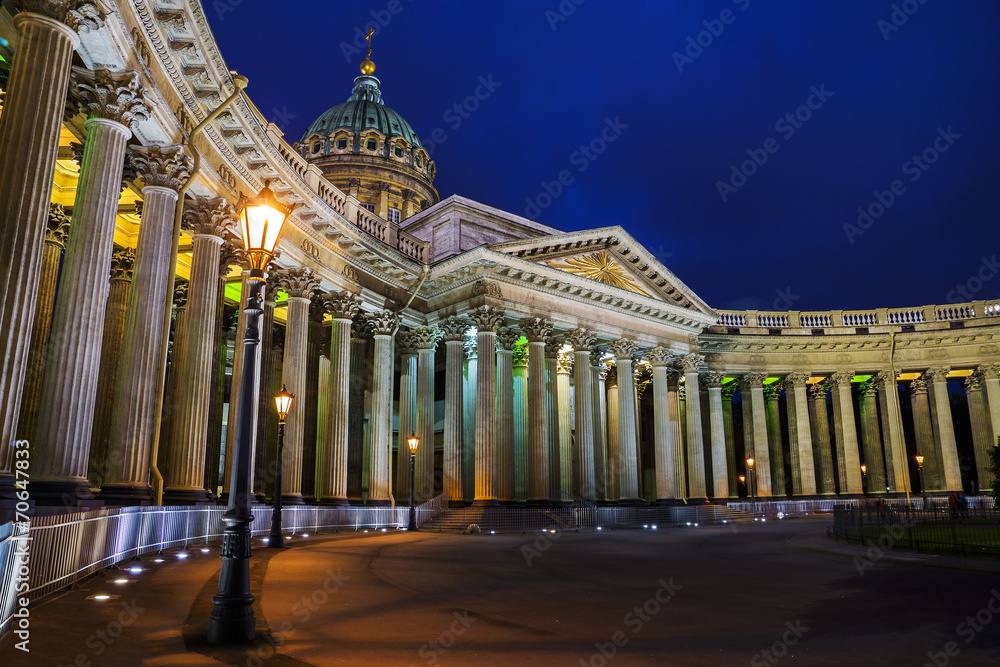 Obraz premium Cathedral of Our Lady of Kazan, St. Petersburg, Russia