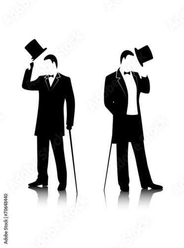 gentleman  silhouette