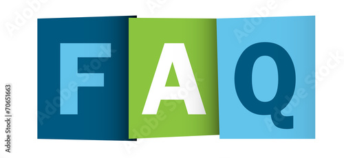 "FAQ" icon (help information customer service questions)