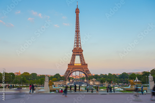 Eiffel Tower in Paris  France.