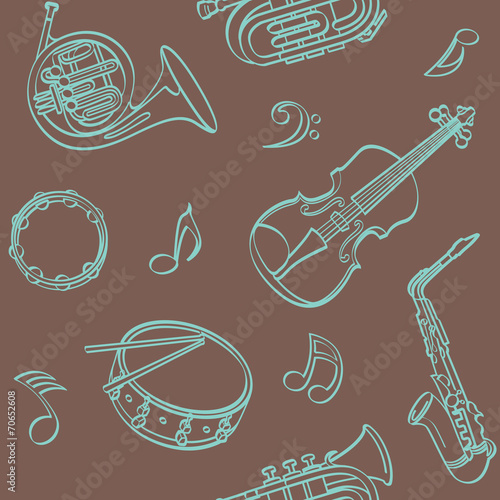Musical Seamless Background