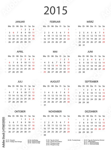 Kalender 2015