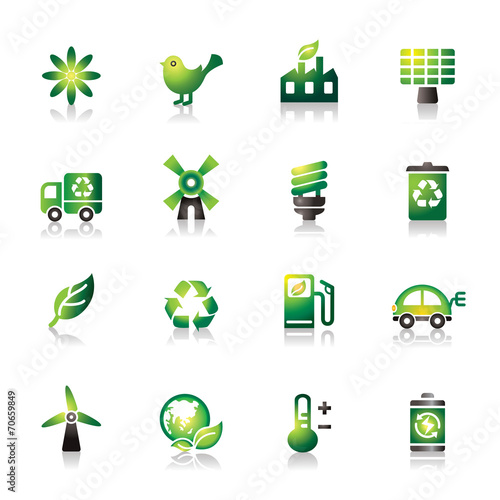 Environmental Protection Colorful Icons