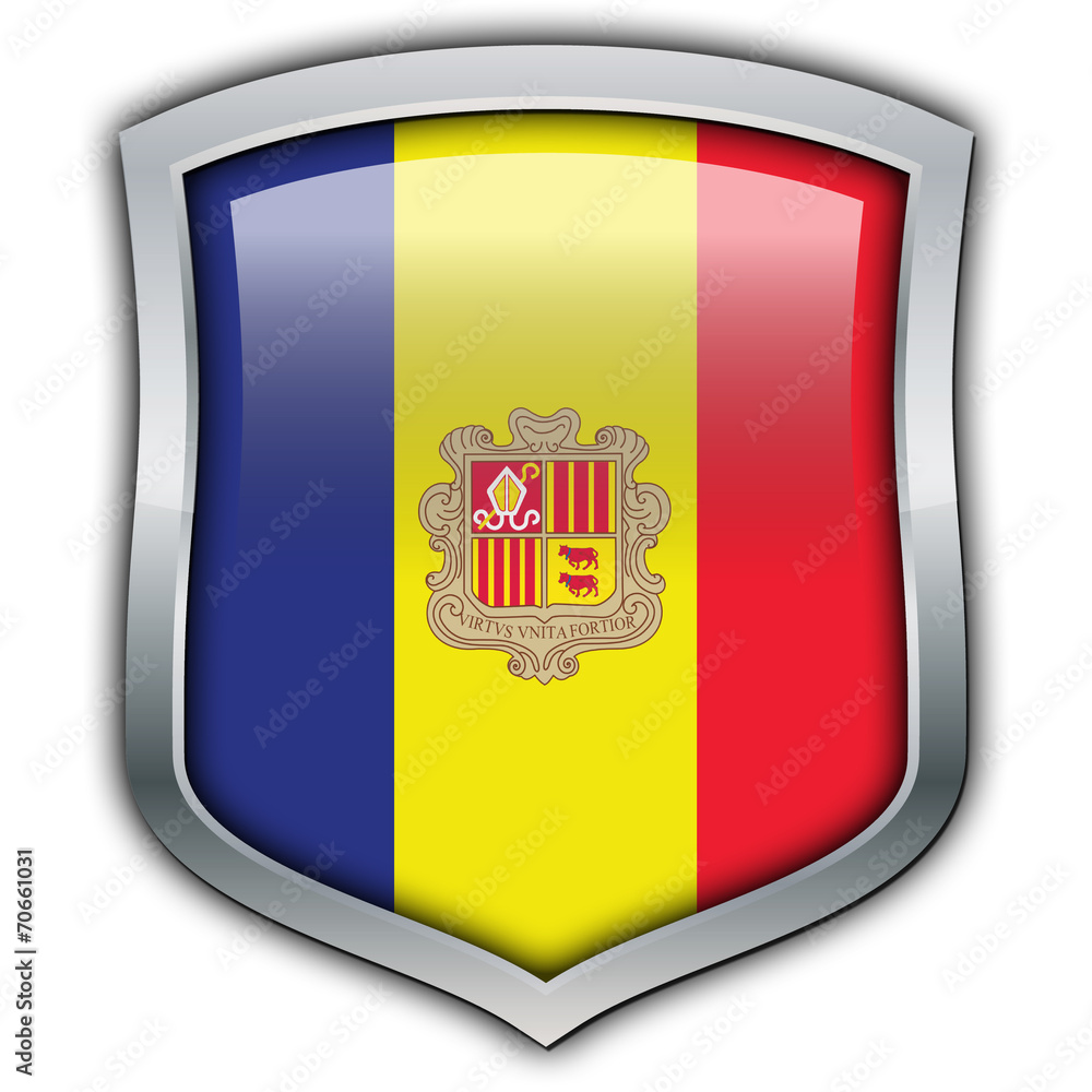 Obraz premium Andorra shield