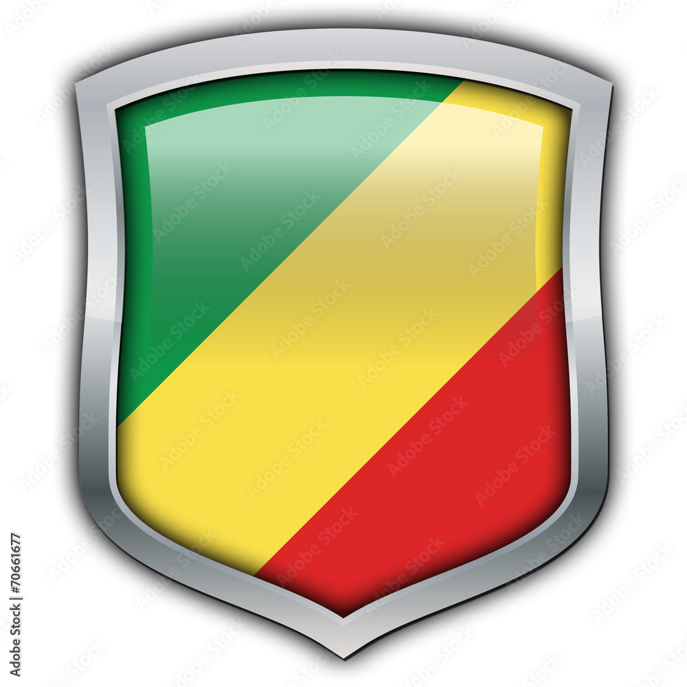 Fototapeta premium Republic of the Congo shield