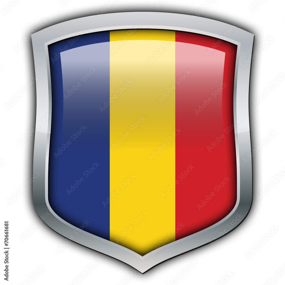 Fototapeta premium Romania shield