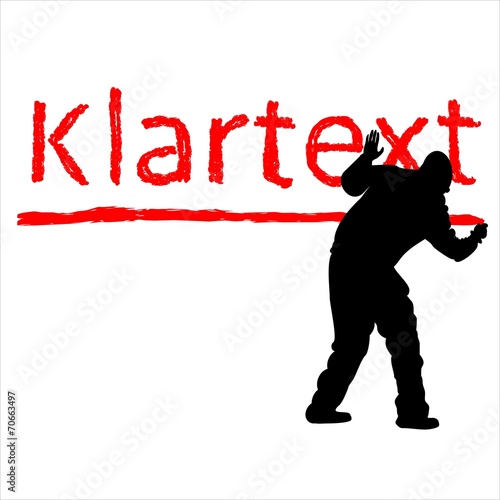 Klartext Inweis Rat Tipp vektor Note plaintext Council Tip