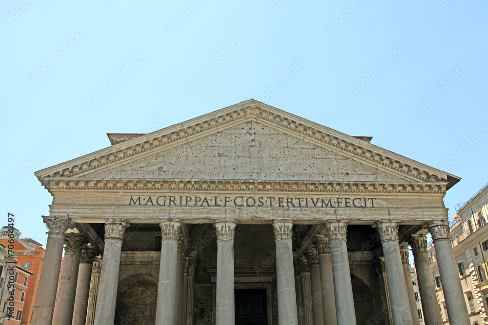 The Pantheon, Landmark in Rome, Italy