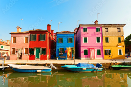 Colorful Burano, near Venice, Italy