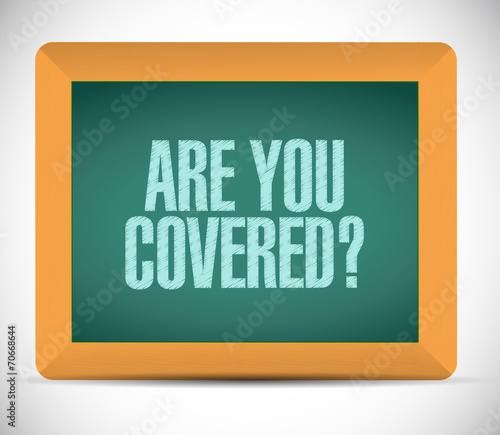 are you covered message illustration design