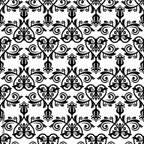 Orient Seamless  Pattern. Abstract Background