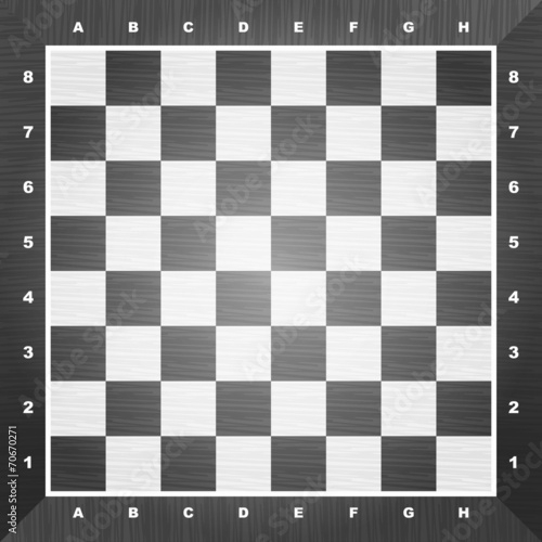 Empty chess board