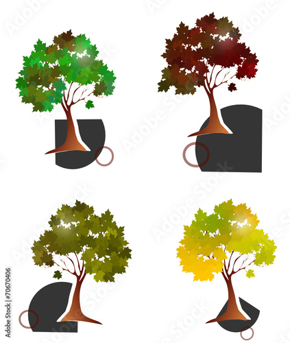Logo arbres