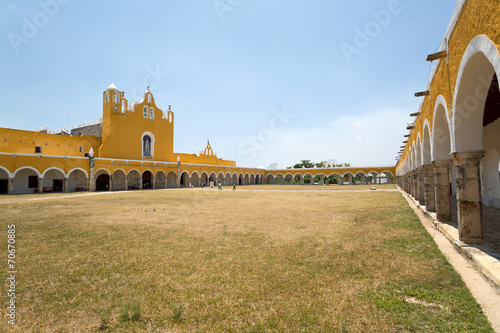 San Antonio de Padua franciscan monastery in Izamal,Yucatan,Mexi photo