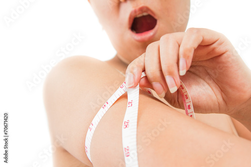 Wallpaper Mural Woman shocked with obesity Torontodigital.ca