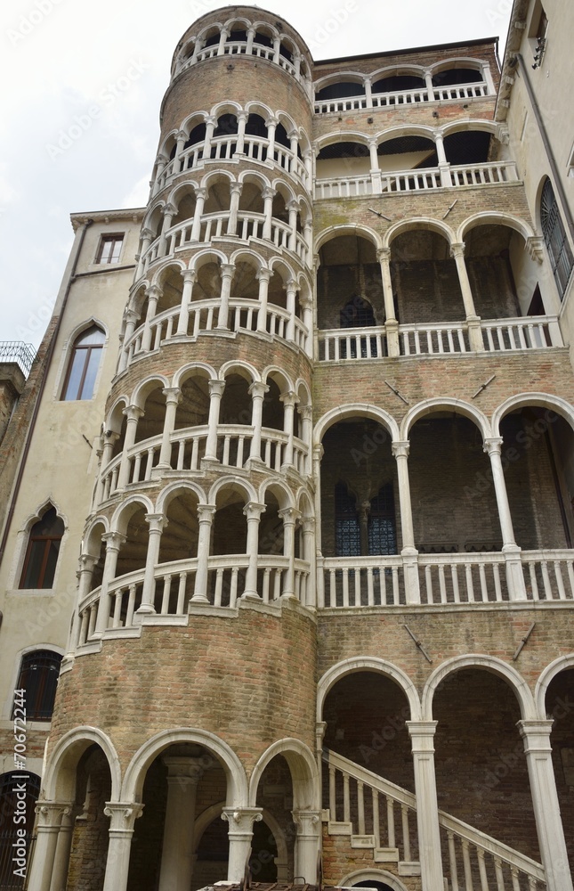 The Palace Bovolo in Venice, Italy