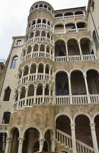 The Palace Bovolo in Venice, Italy