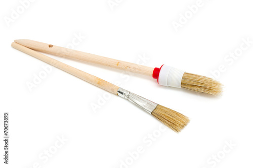 new paint brush isolated on a white background