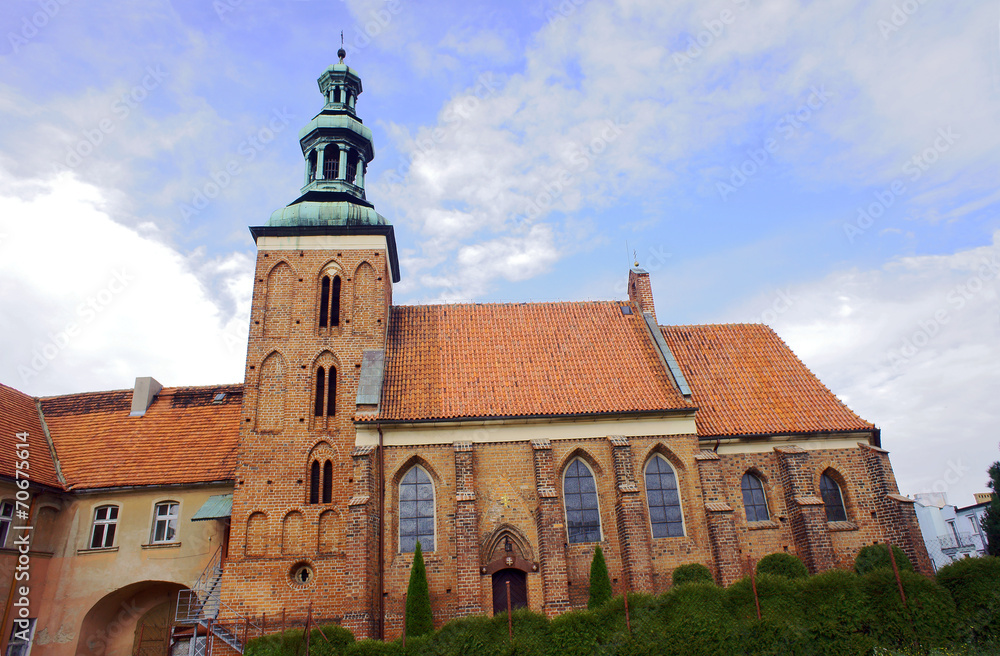 Gothic monastery church in Gniezno.
