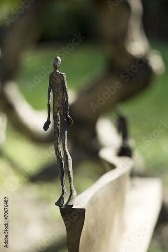 man in the park sculpture