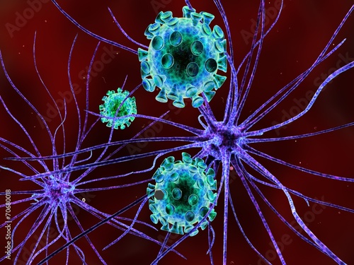 viruses attacking nerve cells, Neurologic Diseases, tumors