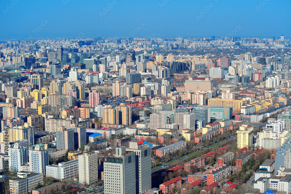 Beijing aerial view