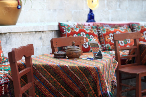 Photography Interior of asian cafe