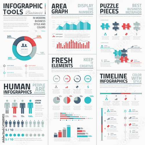 Business infographic elements vector illustration