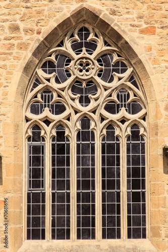 Fenster mit gothischen Ornamenten - Hildesheimer Dom