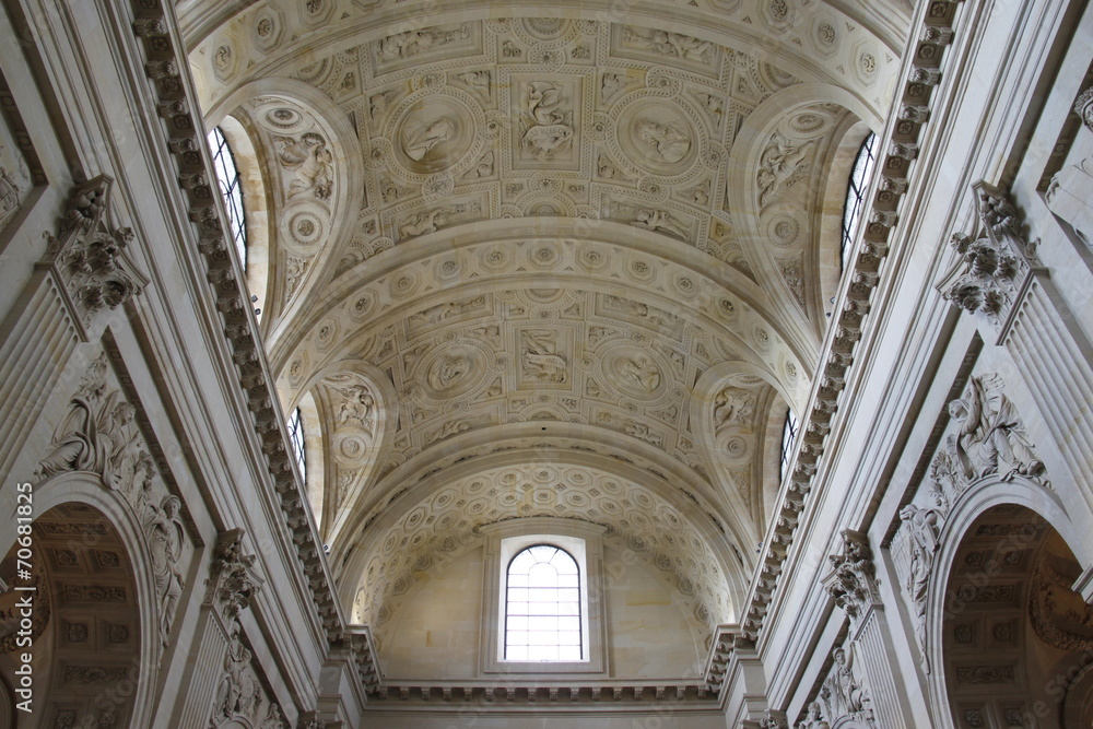 Plafond de l'église du Val-de-Grâce à Paris