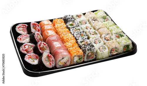 Set of Japanese sushi