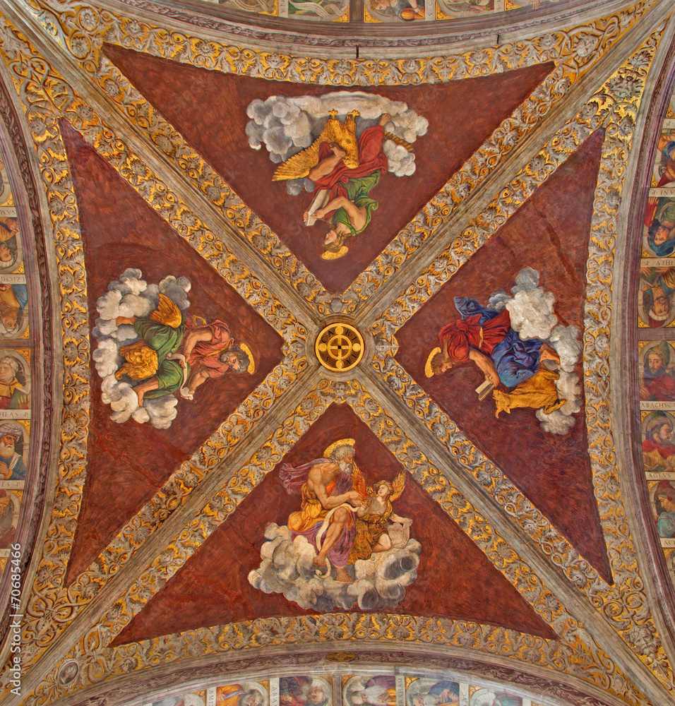 Padua - ceiling fresco in church San Francesco del Grande