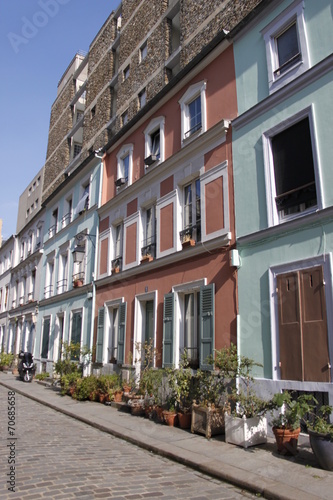 Maisons rue Crémieux à Paris