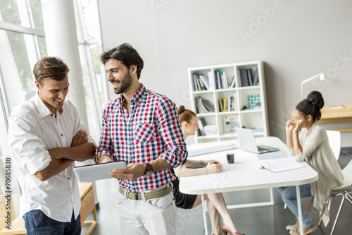 Young people in the office