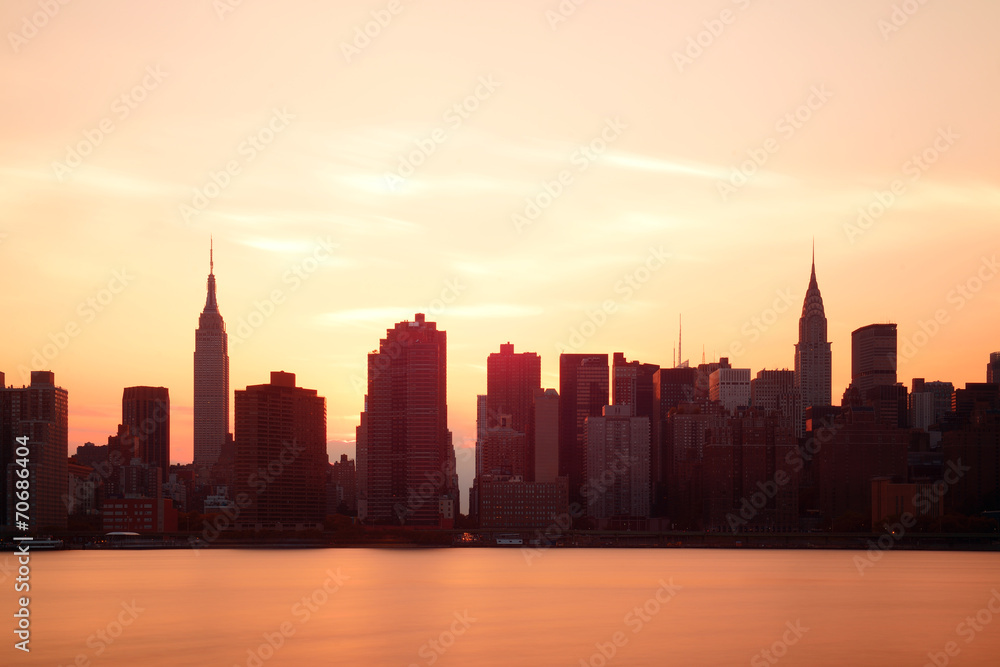 New York City silhouette