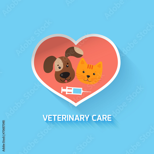 Veterinary heart symbol