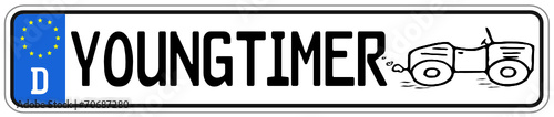 Youngtimer Schild  #140925-svg01