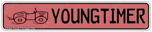 Youngtimer Schild  #140925-svg03