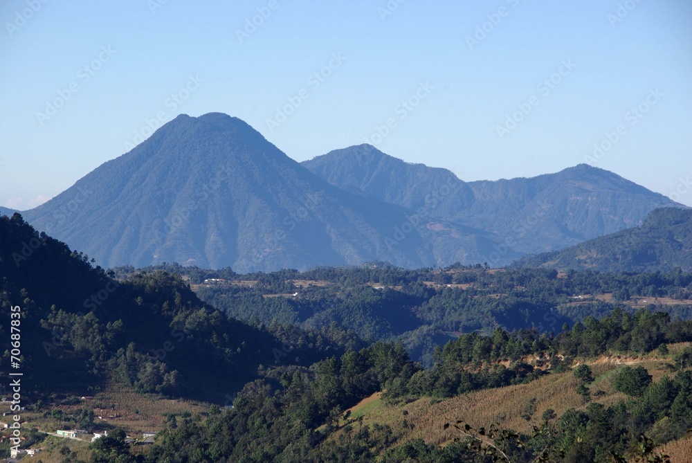 Paysage au Guatemala
